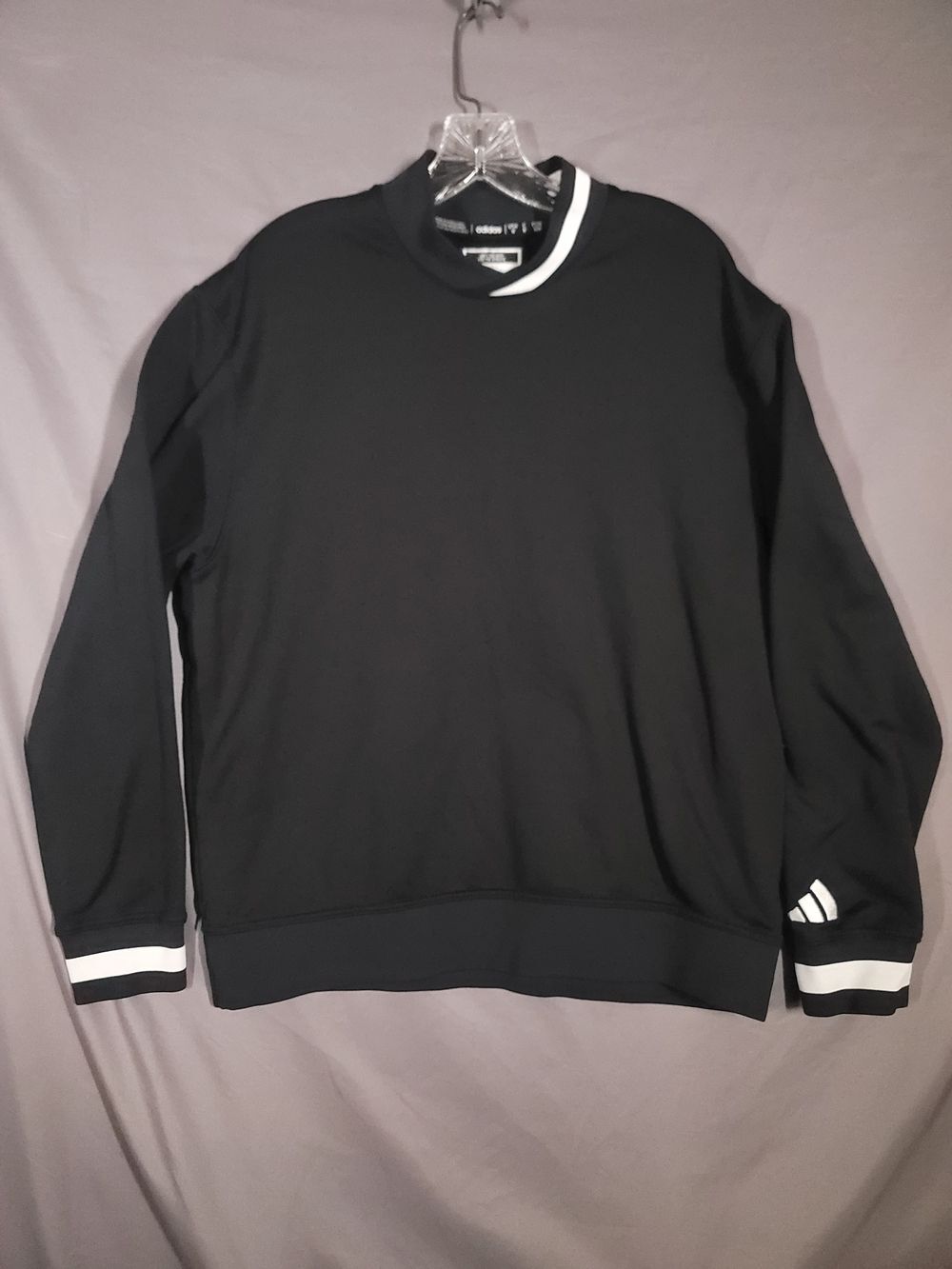 Adidas Aeroready Black Pullover Crewneck Men’s Medium Athletic Sweatshirt